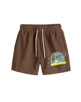 ALMOST SOMEDAY Bombay Terry Shorts at Gravity NYC